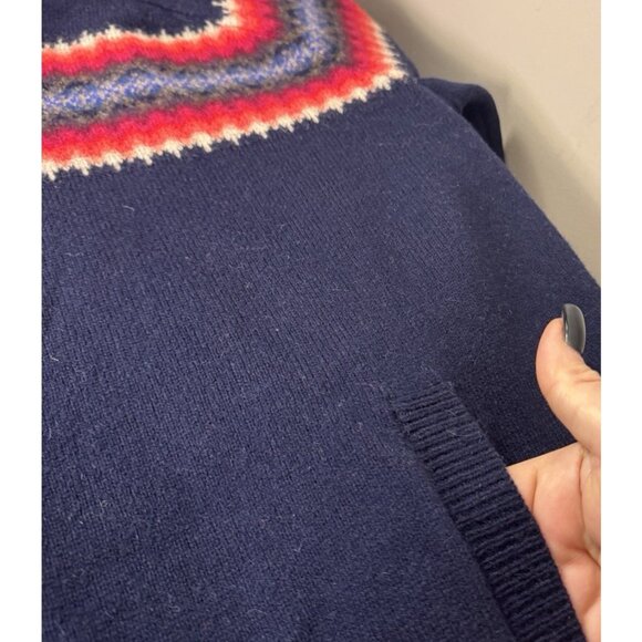 Gap Women X Large Lambswool Chunky Knit Sweater Cowl Neck Nordic Cozy Hygge Warm - Picture 10 of 13